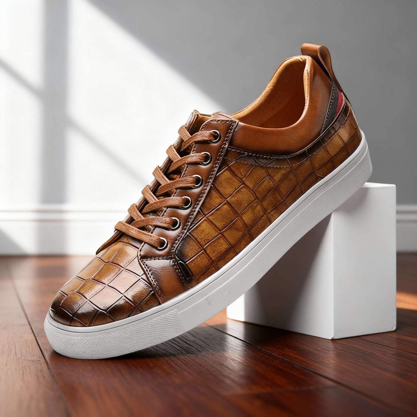 Brandon Mark Leather Sneakers
