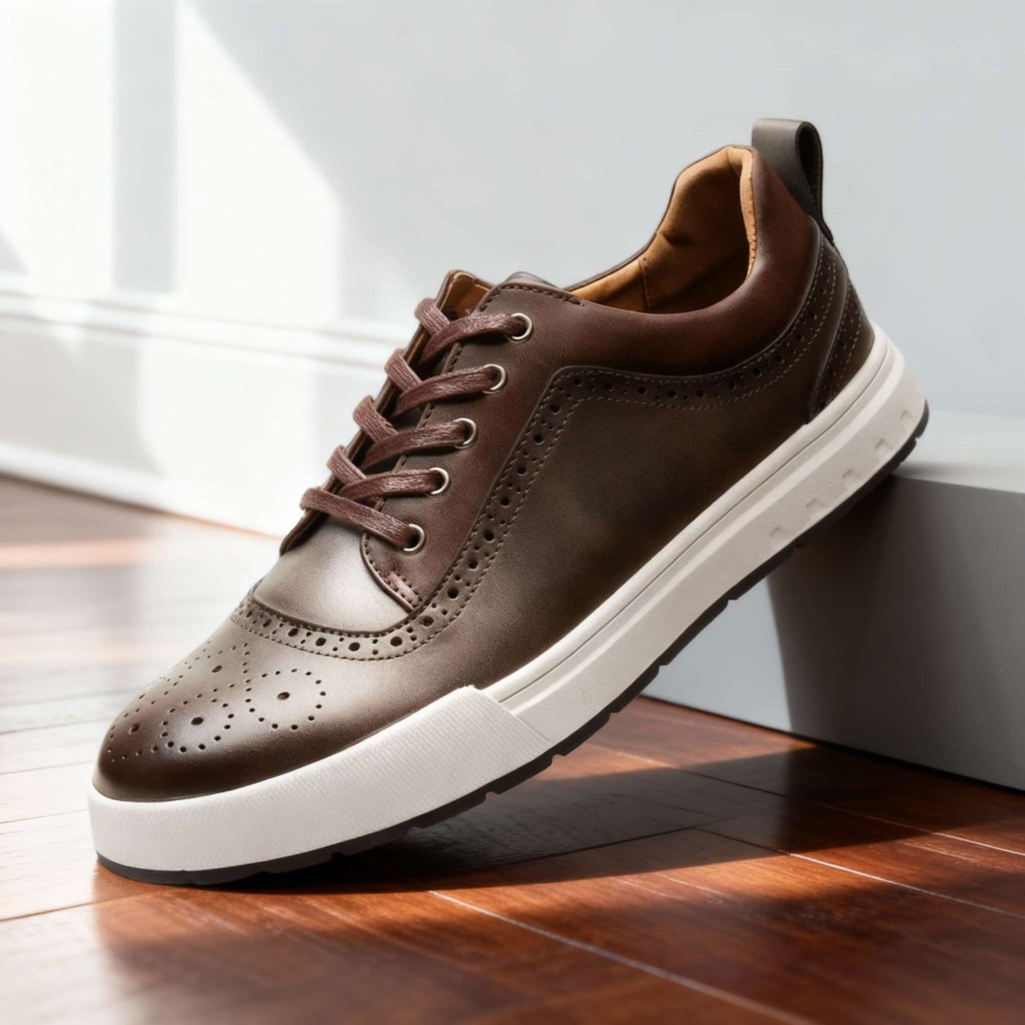 Brandon Mark Leather Sneakers