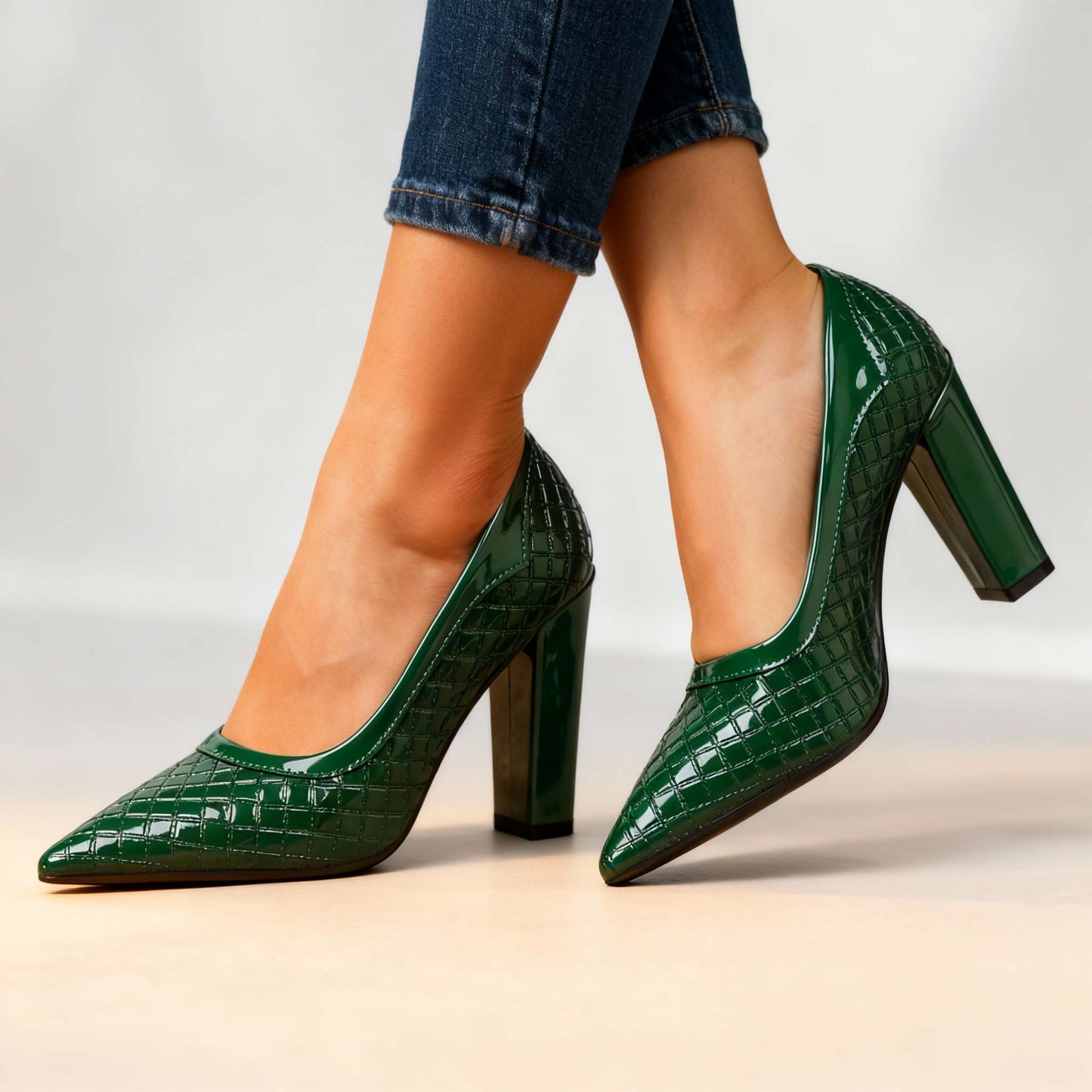 Larissa Textured Heels