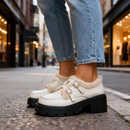 Brianna Sherpa Lined Loafers
