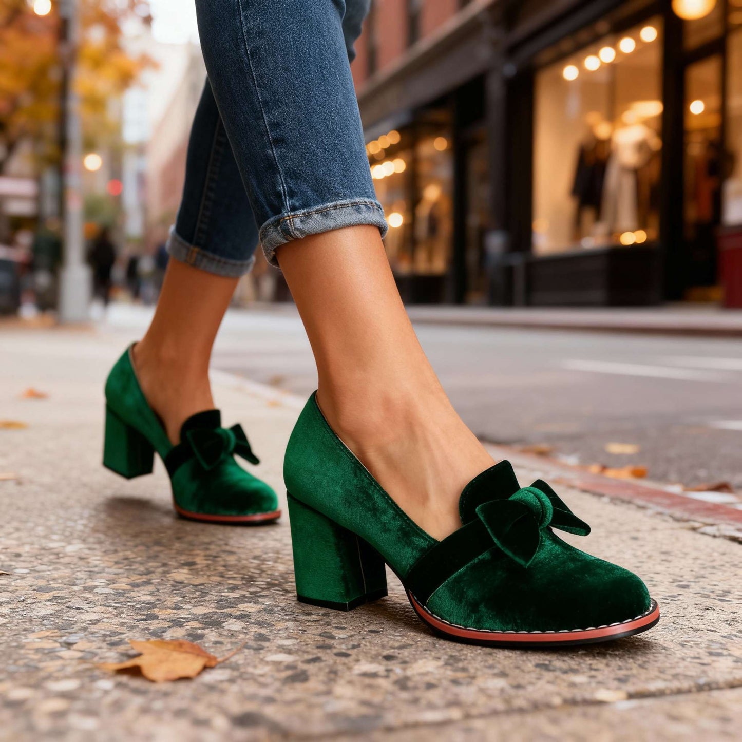 Alicia Velvet Loafers