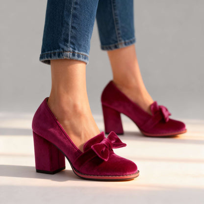 Alicia Velvet Loafers