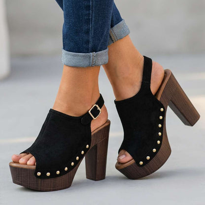 Valentina Block Heels