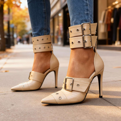 Tessara Buckle Heels