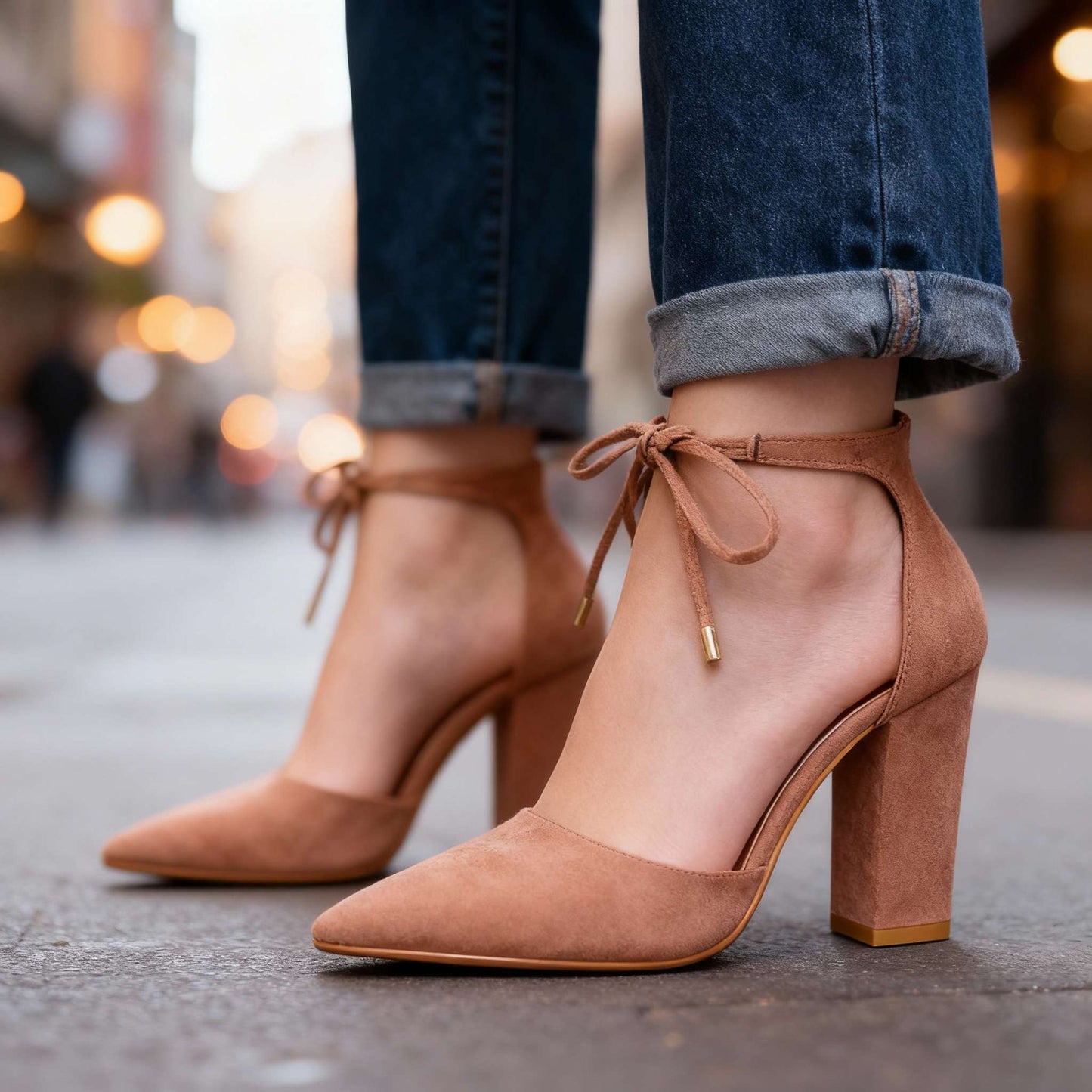 Noelle Velvet Heels