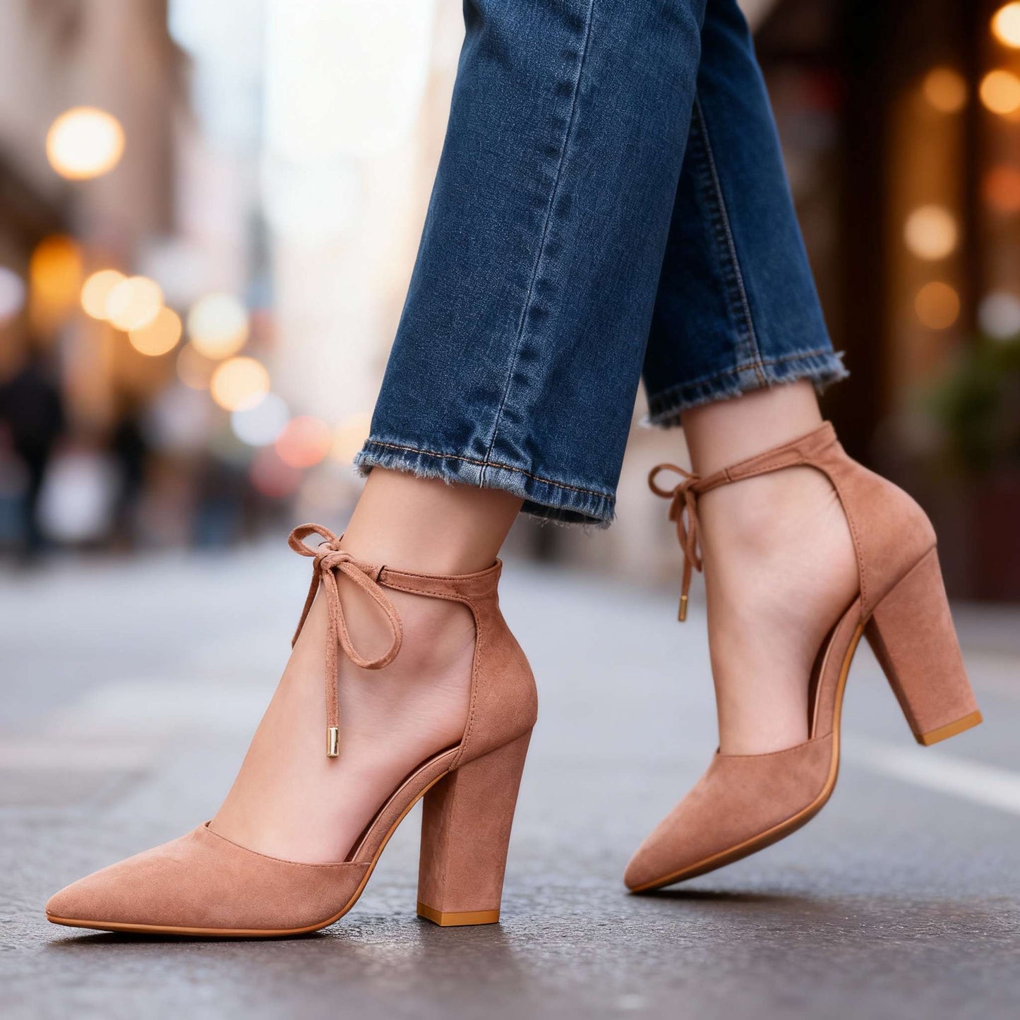 Noelle Velvet Heels