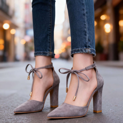 Noelle Velvet Heels