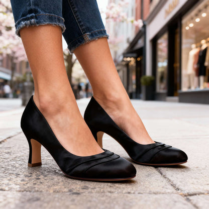 Diana Silk Heels
