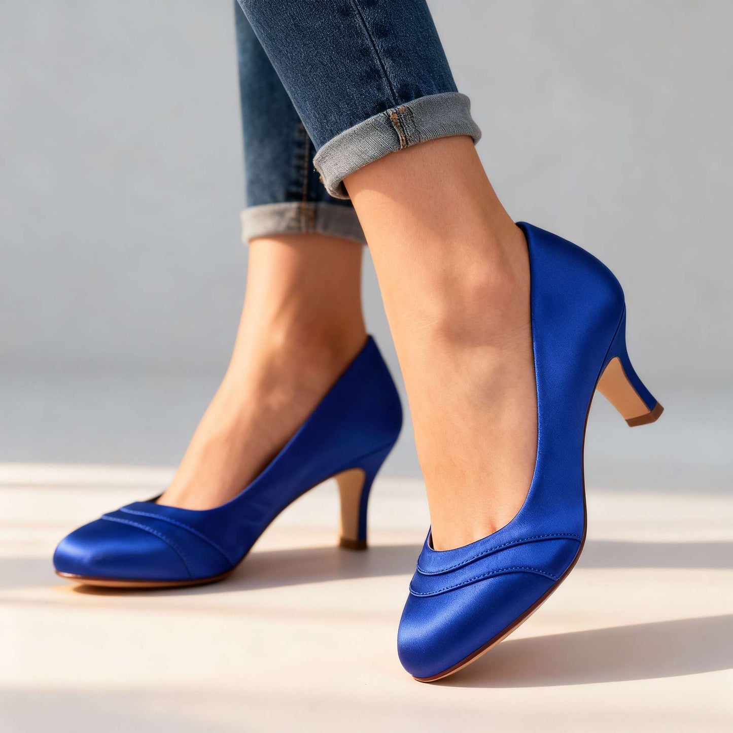 Diana Silk Heels