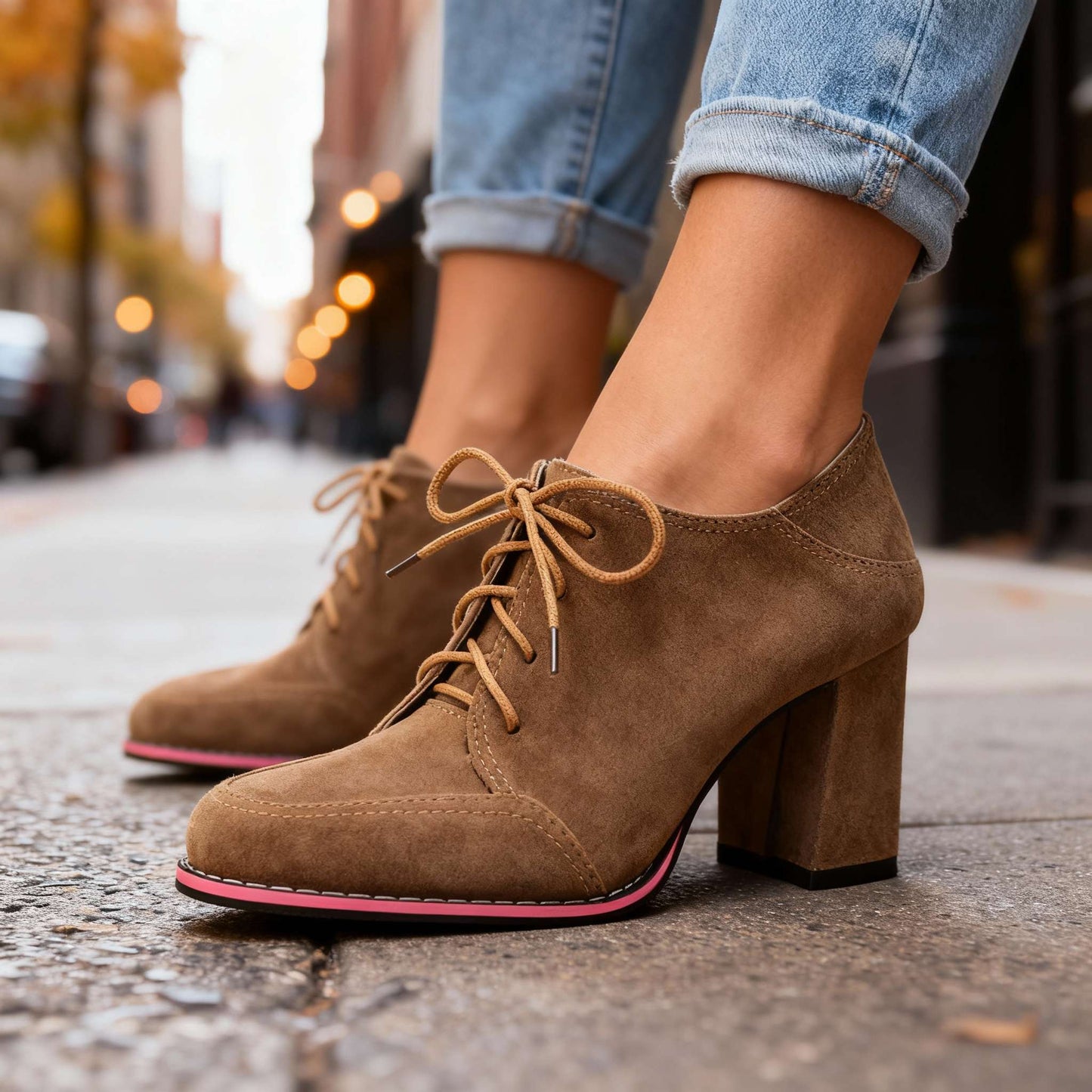 Kiana Lace-Up Heels