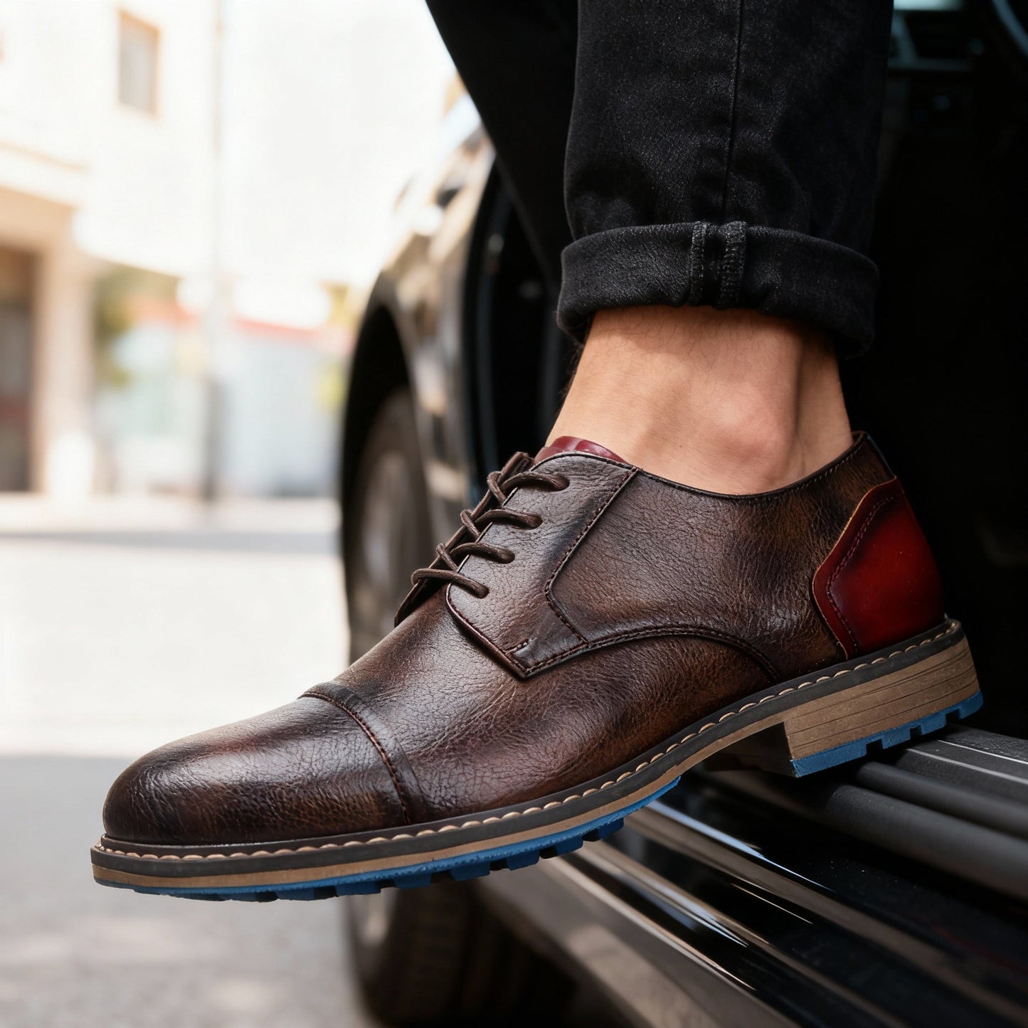 Geoffrey Scott Cap-Toe Derbies