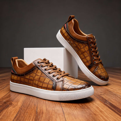 Brandon Mark Leather Sneakers