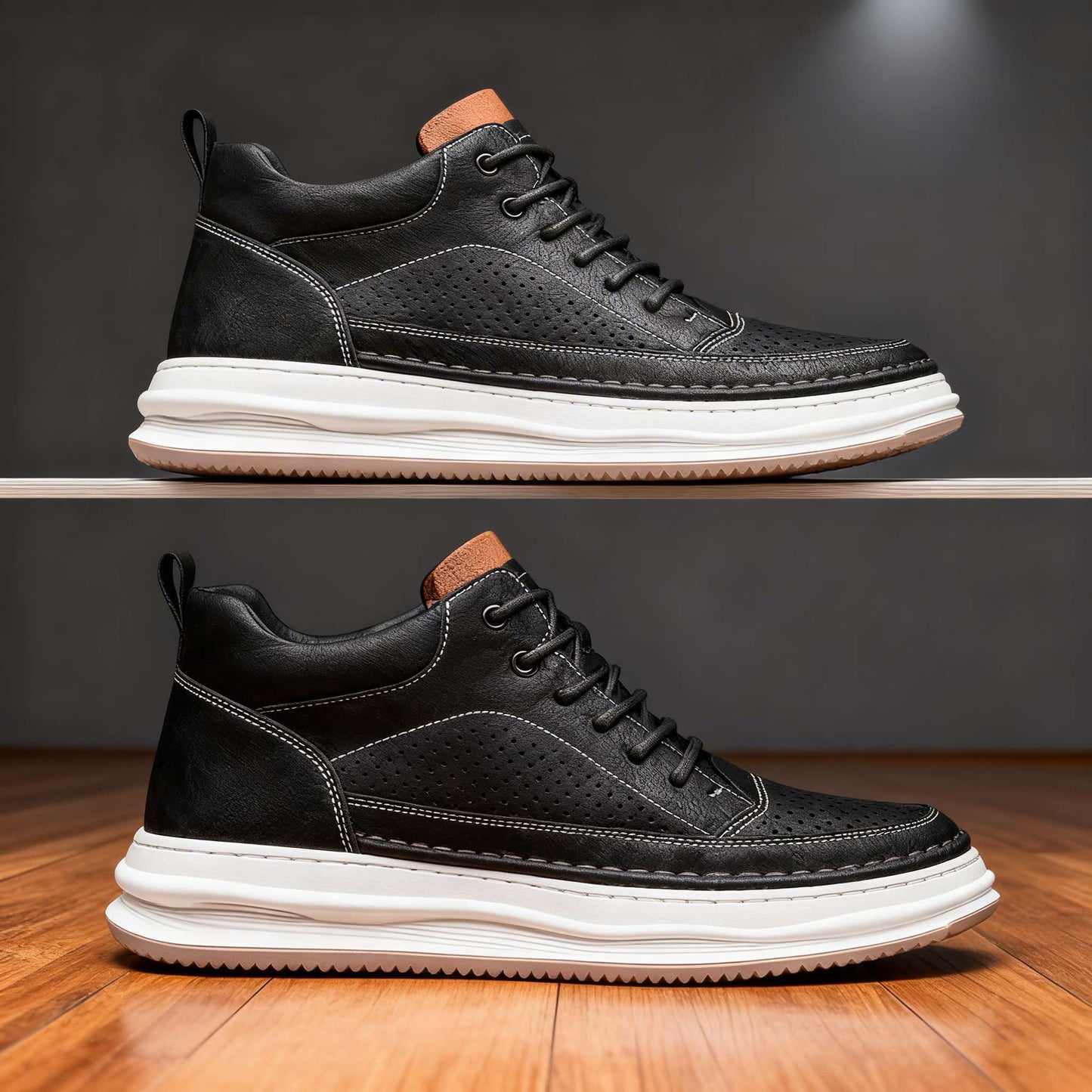 Robert Johnson Breeze Leather Sneakers