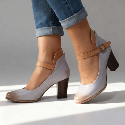 Josie Block Heel Pumps