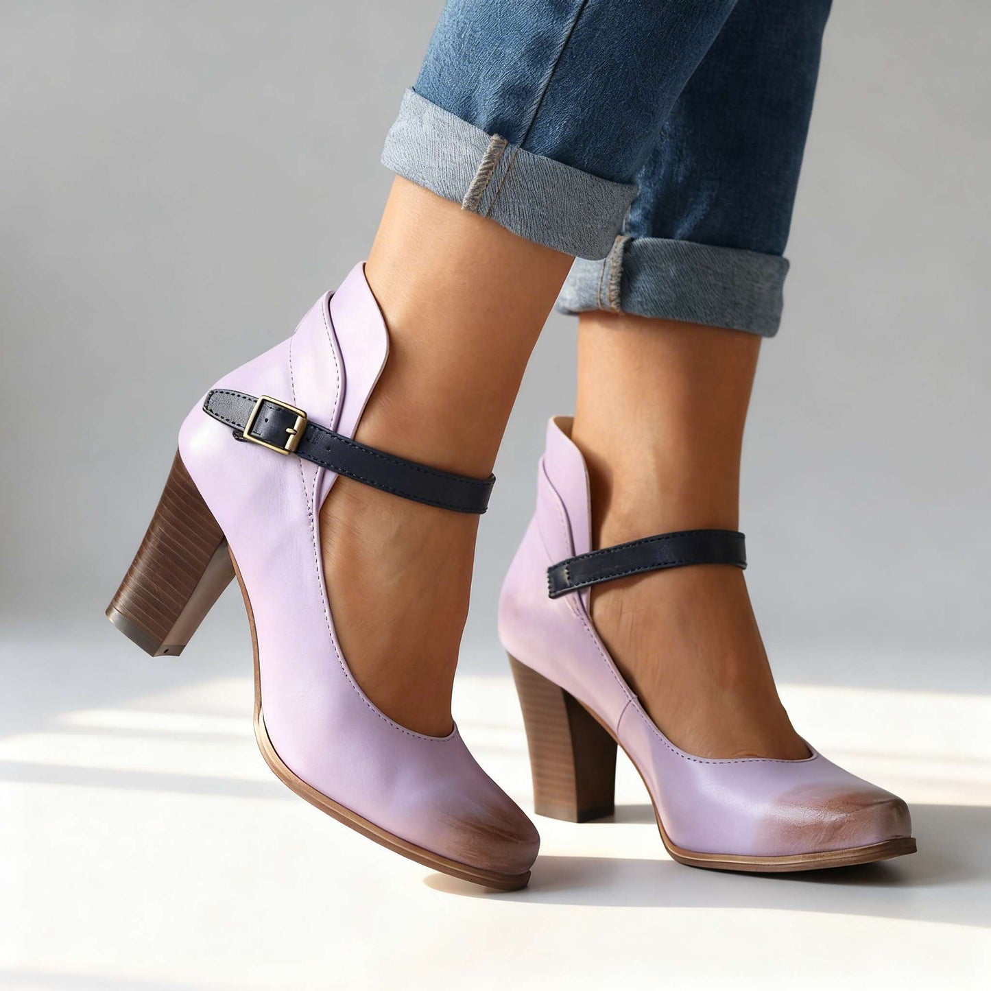 Josie Block Heel Pumps