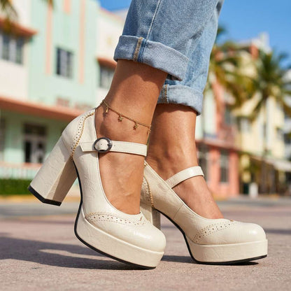 Mia Owen Brogue Heels