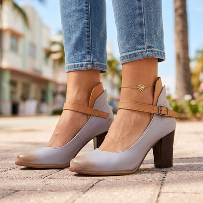 Josie Block Heel Pumps