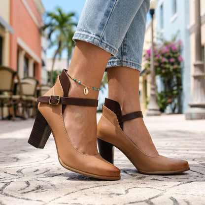 Josie Block Heel Pumps