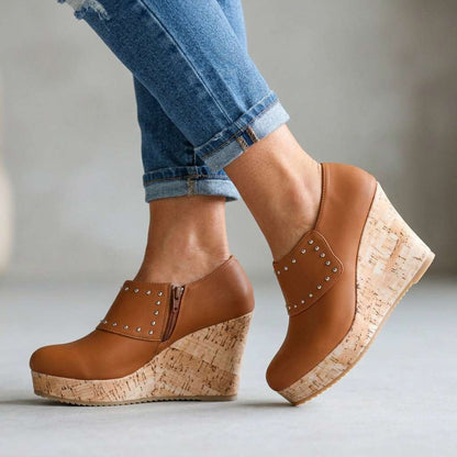Clarissa Cork Wedges