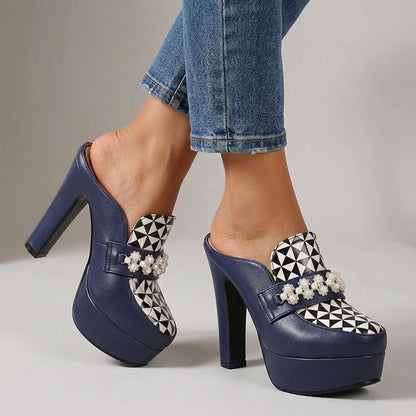 Carissa Fields Mule Heels