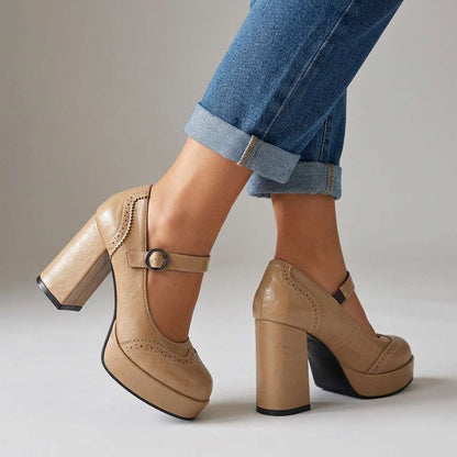 Mia Owen Brogue Heels