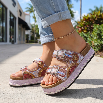 Sienna Rhodes Embellished Sandals