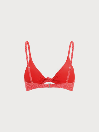 Jacquard Knot Bikini Top