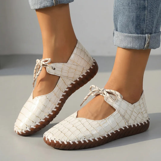 Reina Croc Flats