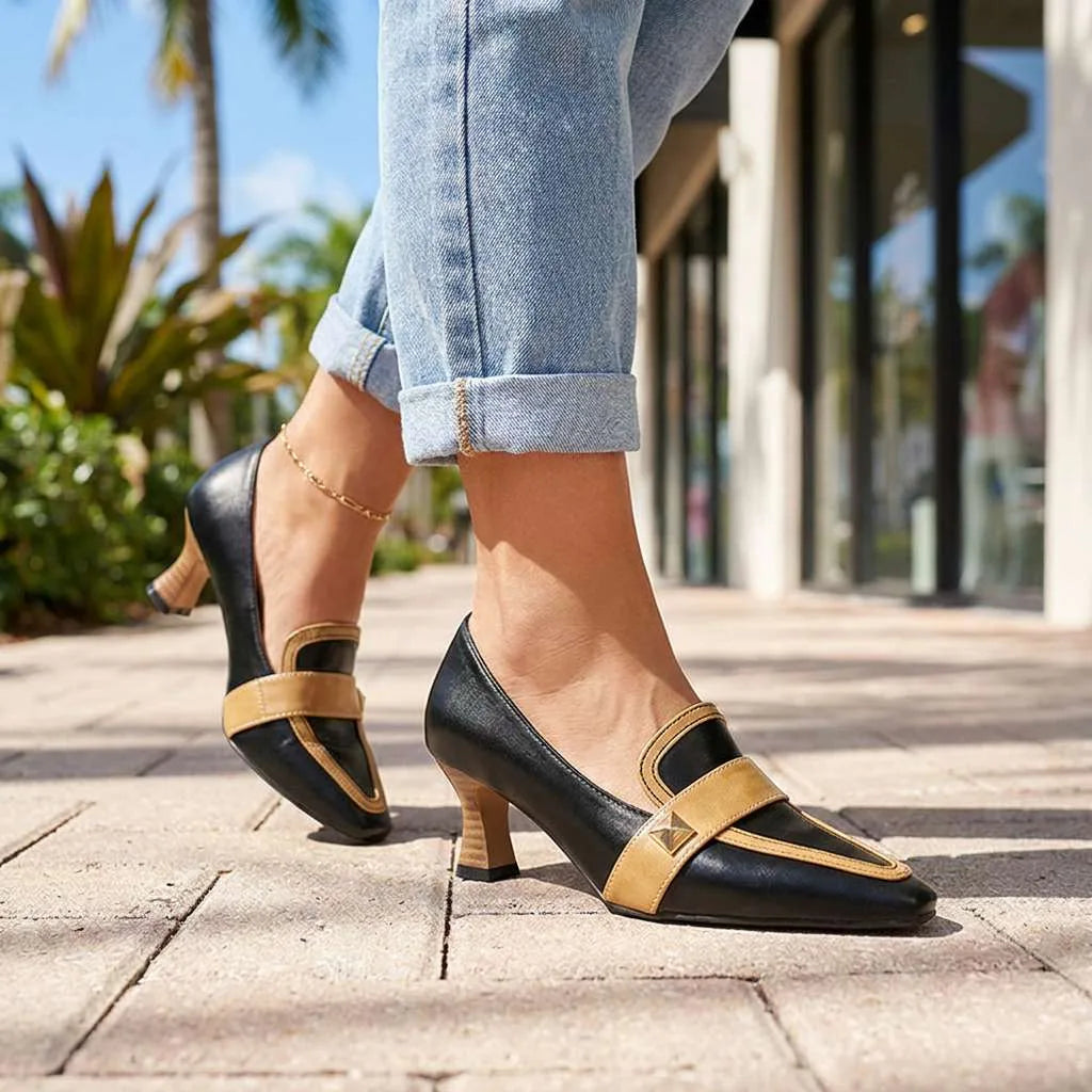 Louise Two-Tone Pumps