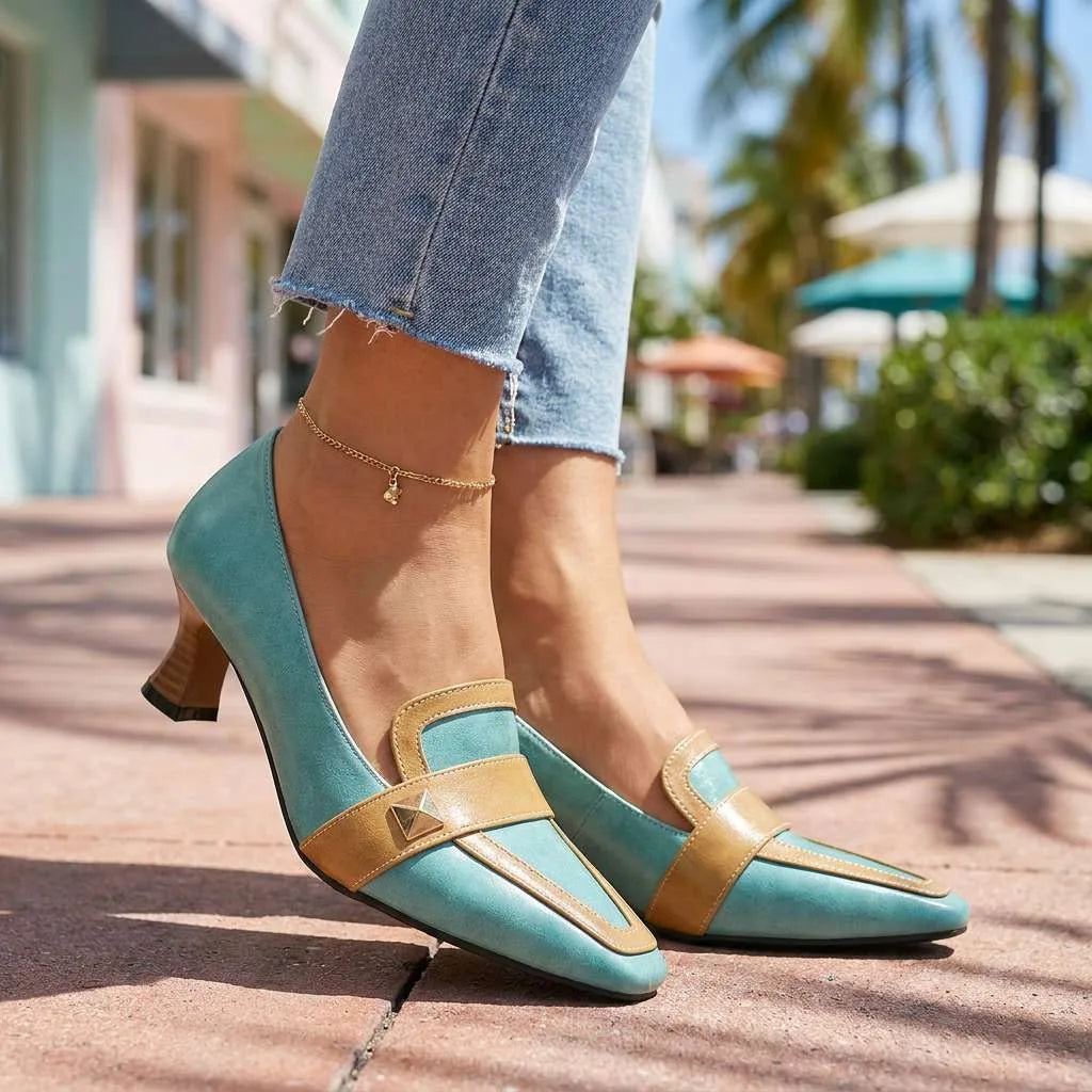 Louise Two-Tone Pumps