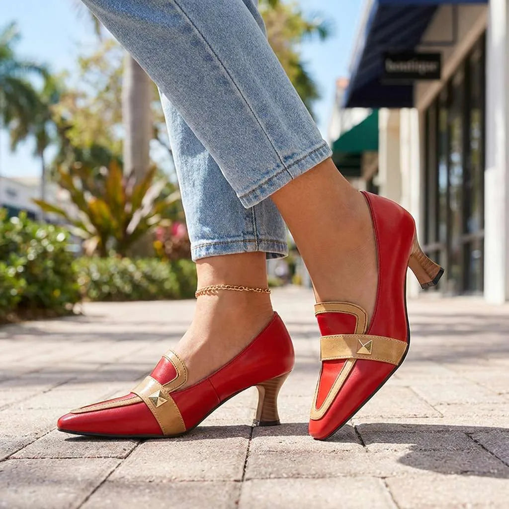 Louise Two-Tone Pumps