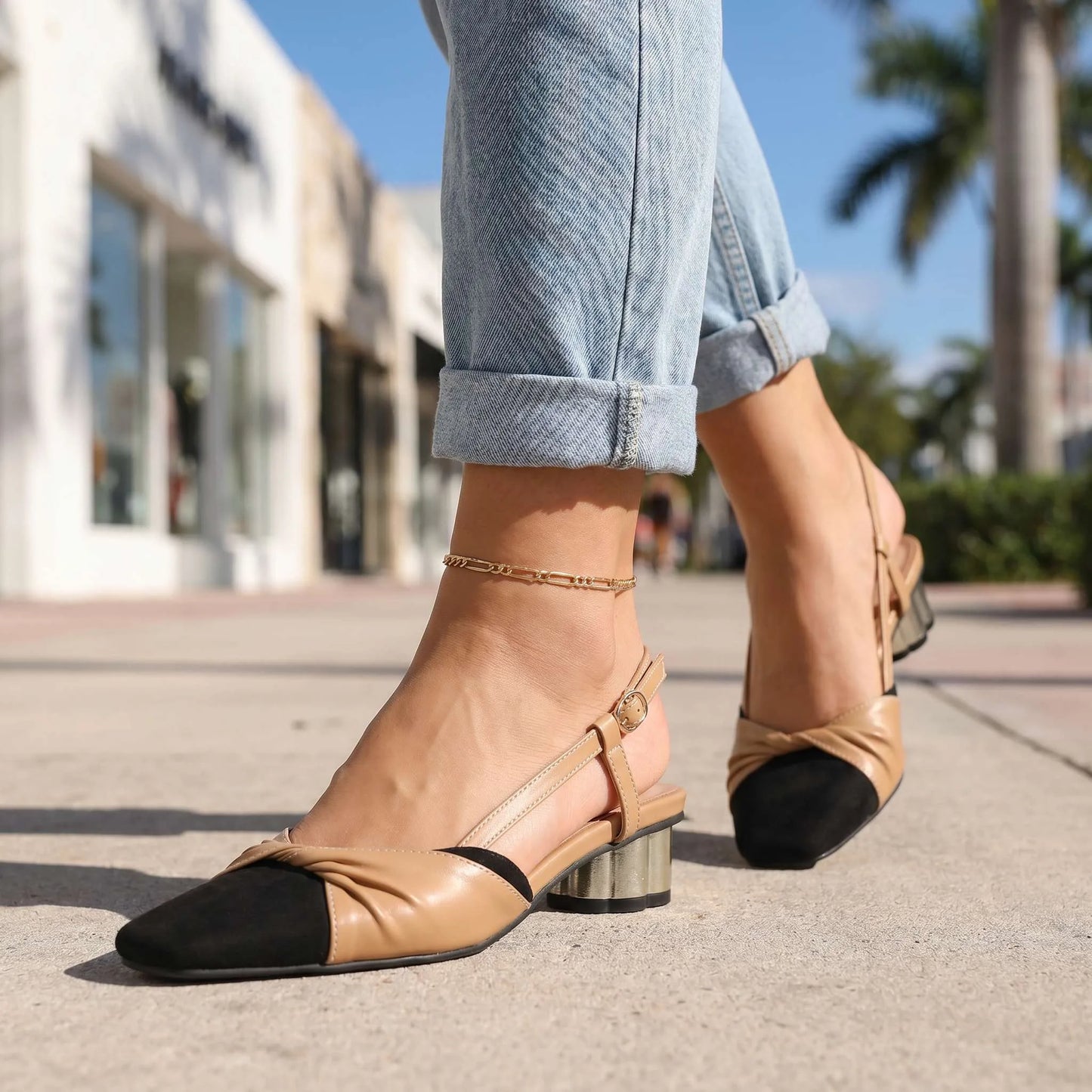 Madison Slingback Heels