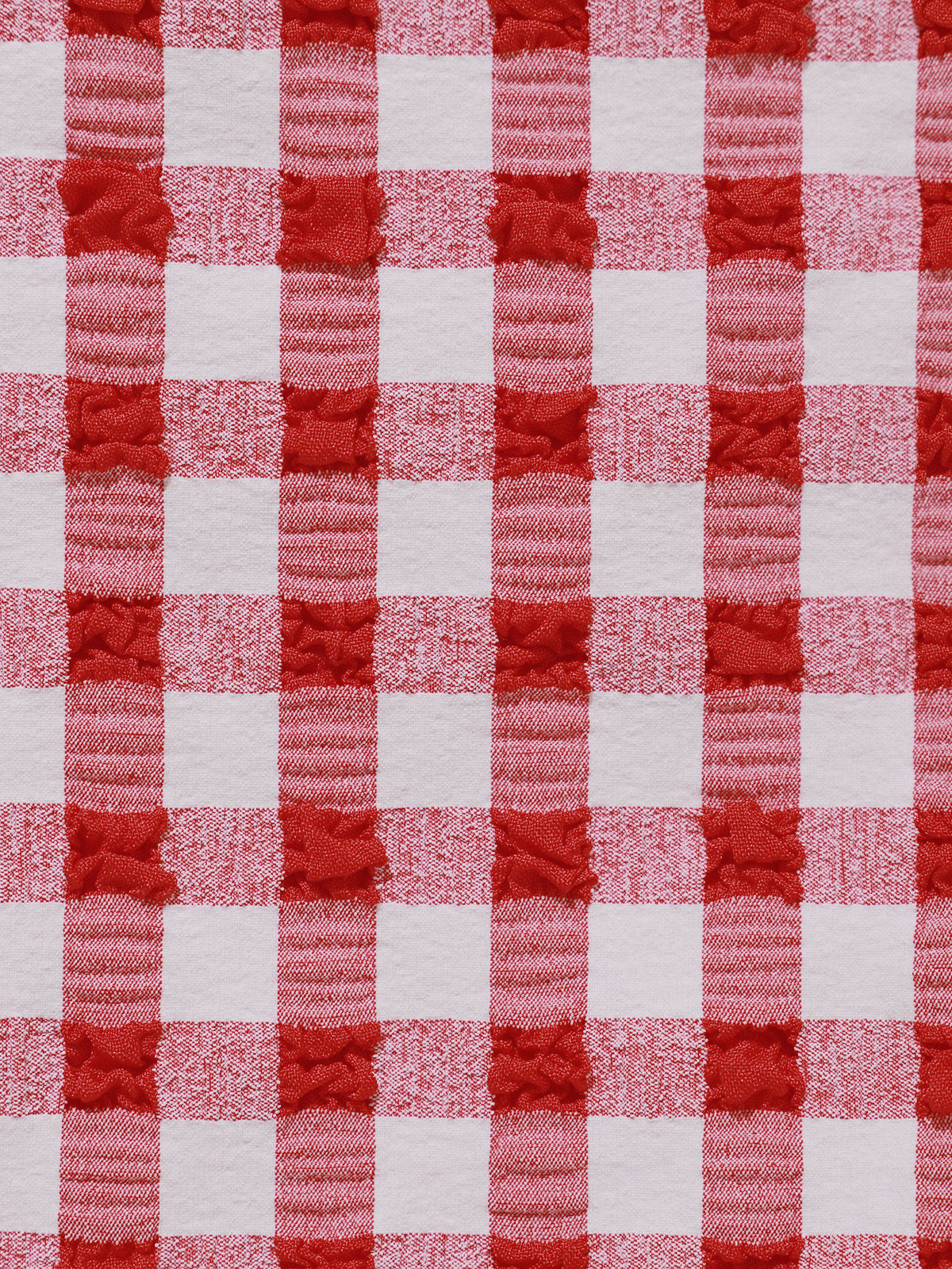 Red Gingham Underwire Bikini Top