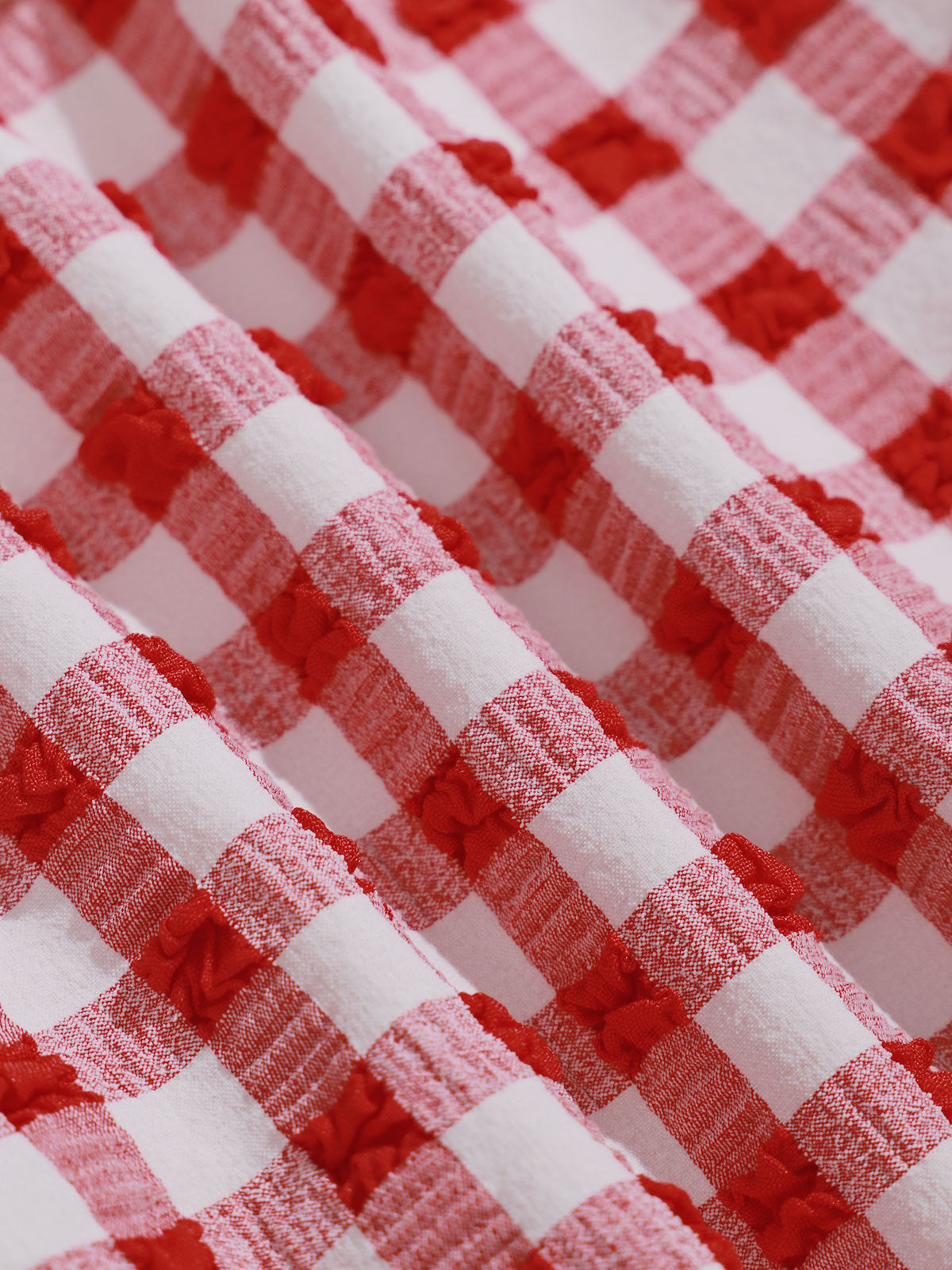 Red Gingham Underwire Bikini Top