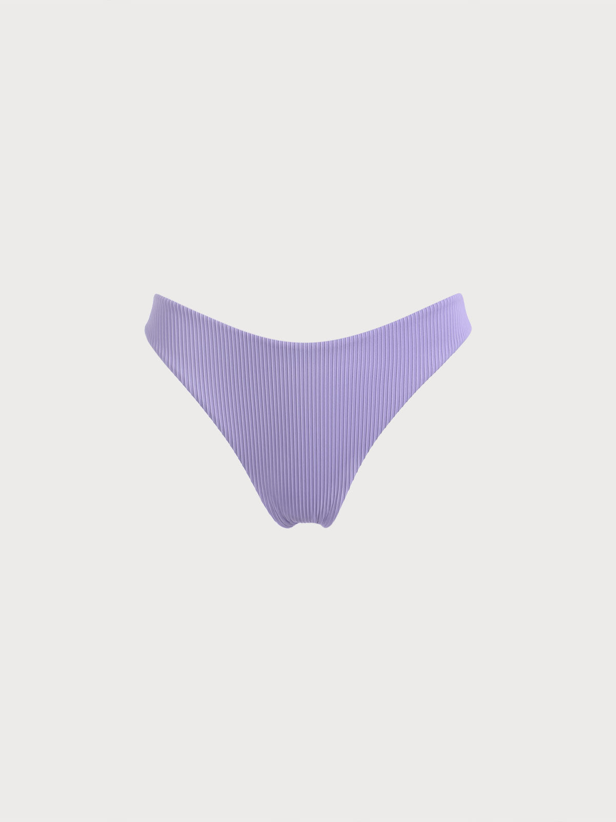 Light Purple Solid Low Waisted Bikini Bottom