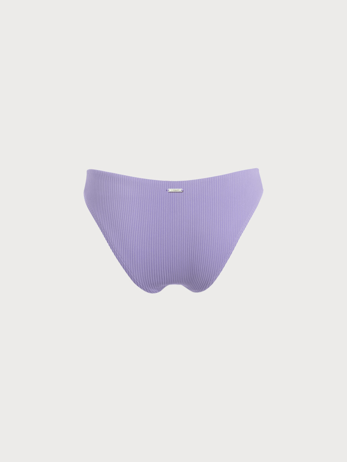 Light Purple Solid Low Waisted Bikini Bottom