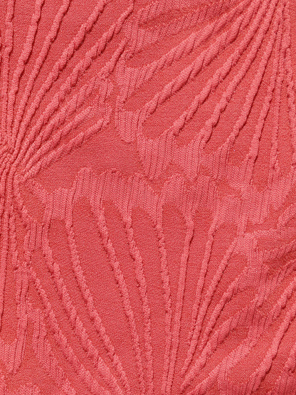 Red Jacquard Bikini Bottom