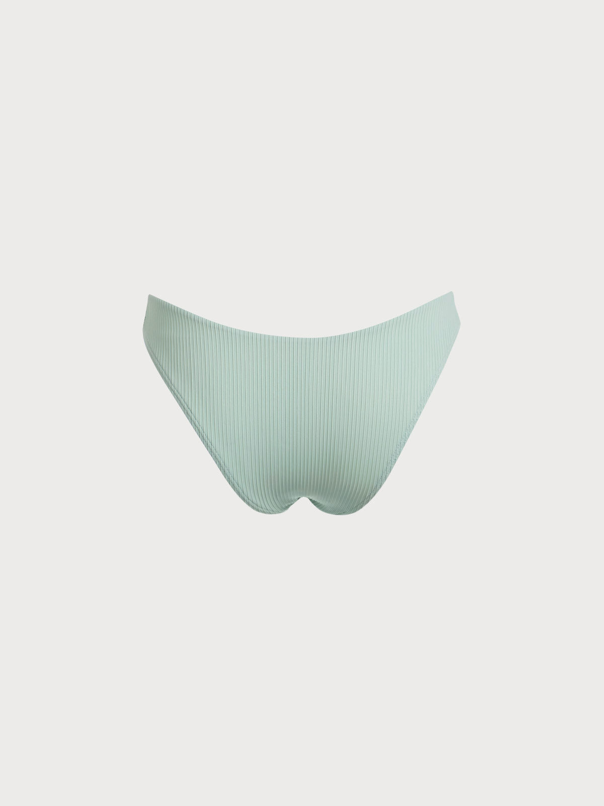 Cyan Solid Low Waisted Bikini Bottom