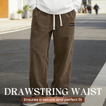Men’s Loose Fit Drawstring Trousers