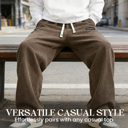 Men’s Loose Fit Drawstring Trousers