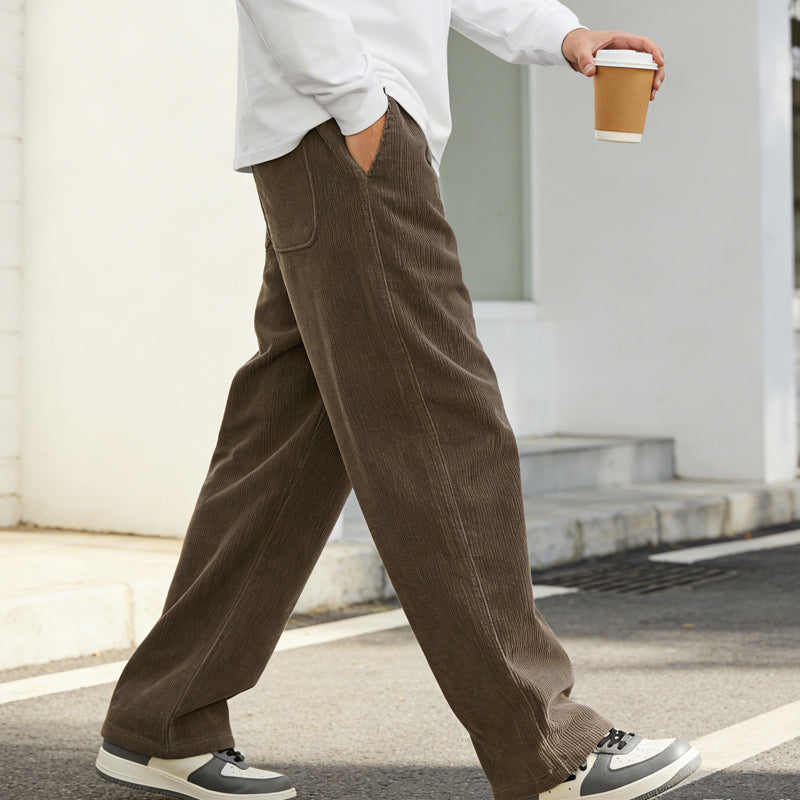 Men’s Loose Fit Drawstring Trousers