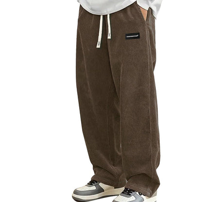 Men’s Loose Fit Drawstring Trousers