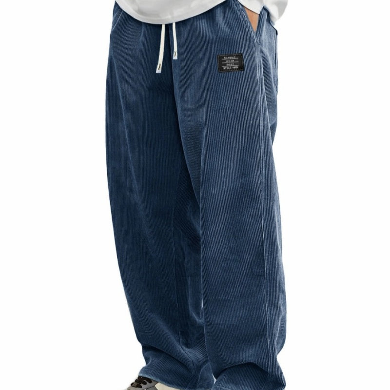 Men’s Loose Fit Drawstring Trousers