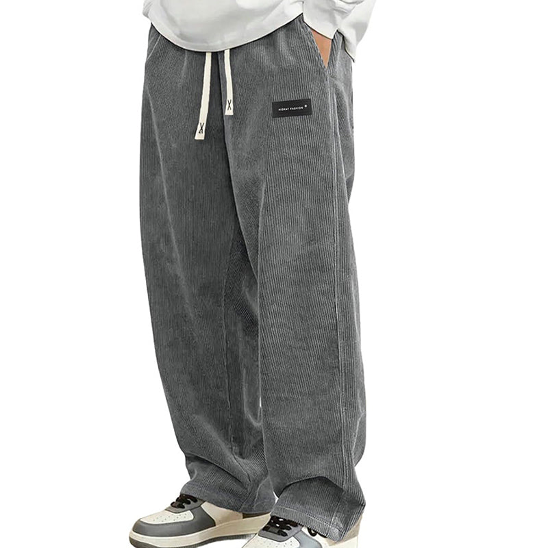 Men’s Loose Fit Drawstring Trousers