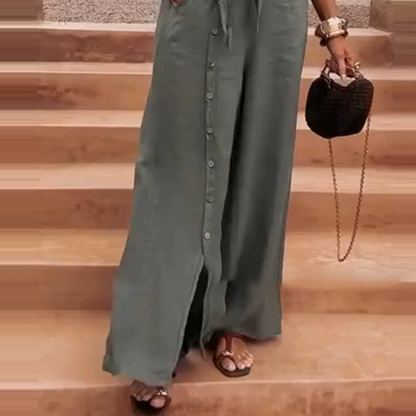 Women's Elegant Solid Color 2-Piece Set