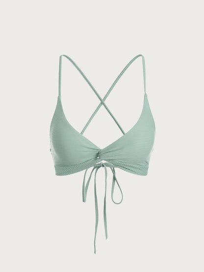 Twist Backless Bikini Top
