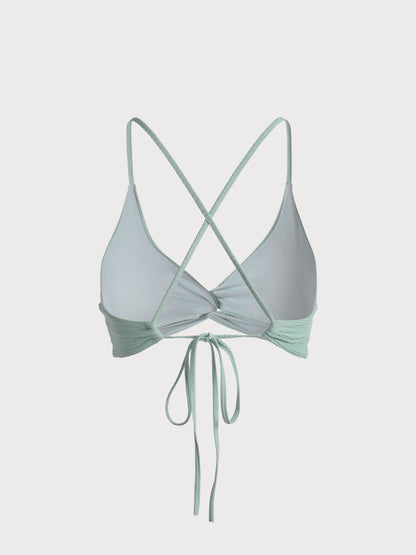 Twist Backless Bikini Top