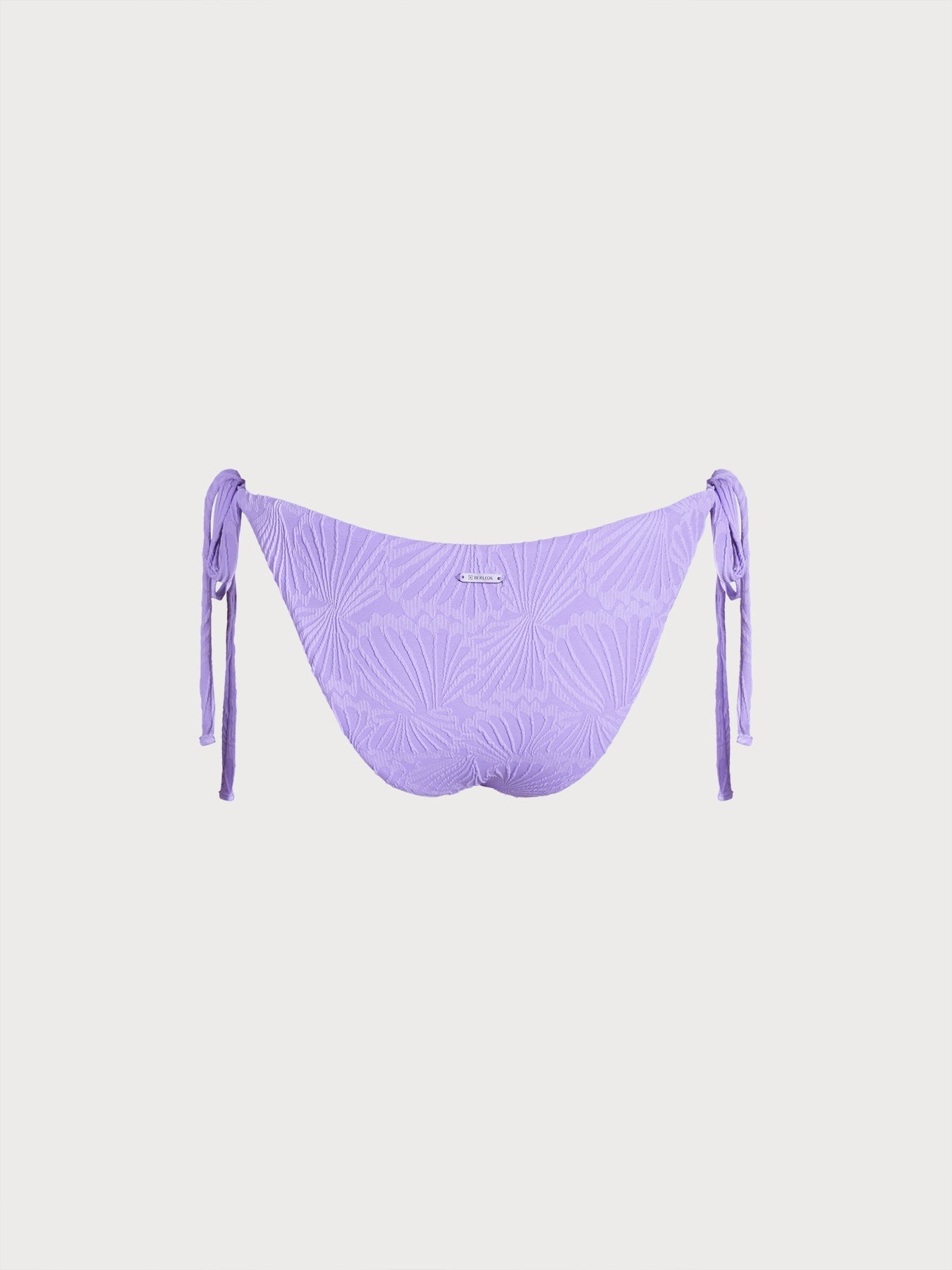 Lavender Jacquard Tie Bikini Bottom