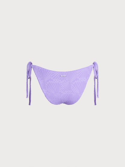 Lavender Jacquard Tie Bikini Bottom