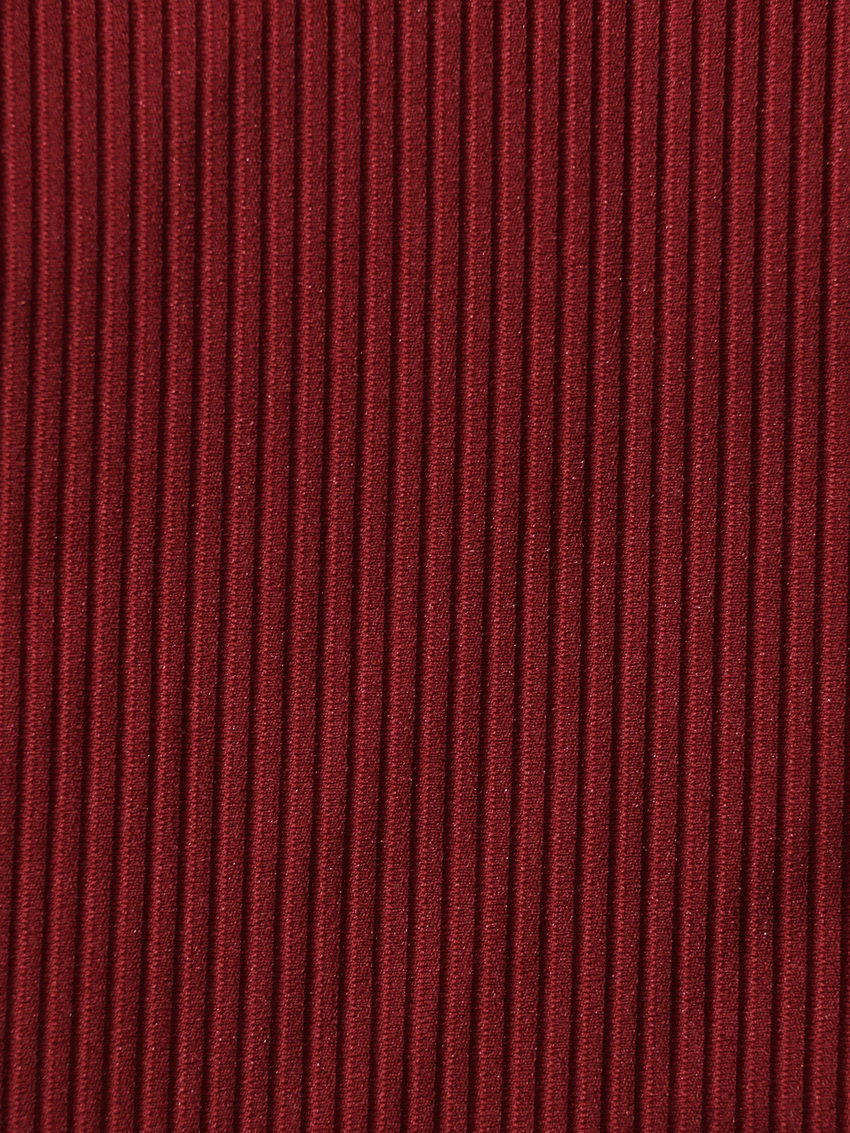 Wine Red Solid Bikini Bottom